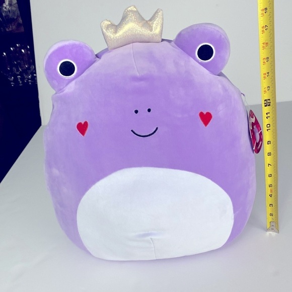 *NWT* Squishmallows 16 inch Francine Purple Frog - Picture 12 of 15